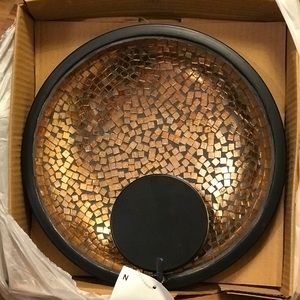 Gold mosaic Wall candle holder (MAKE AN OFFER)